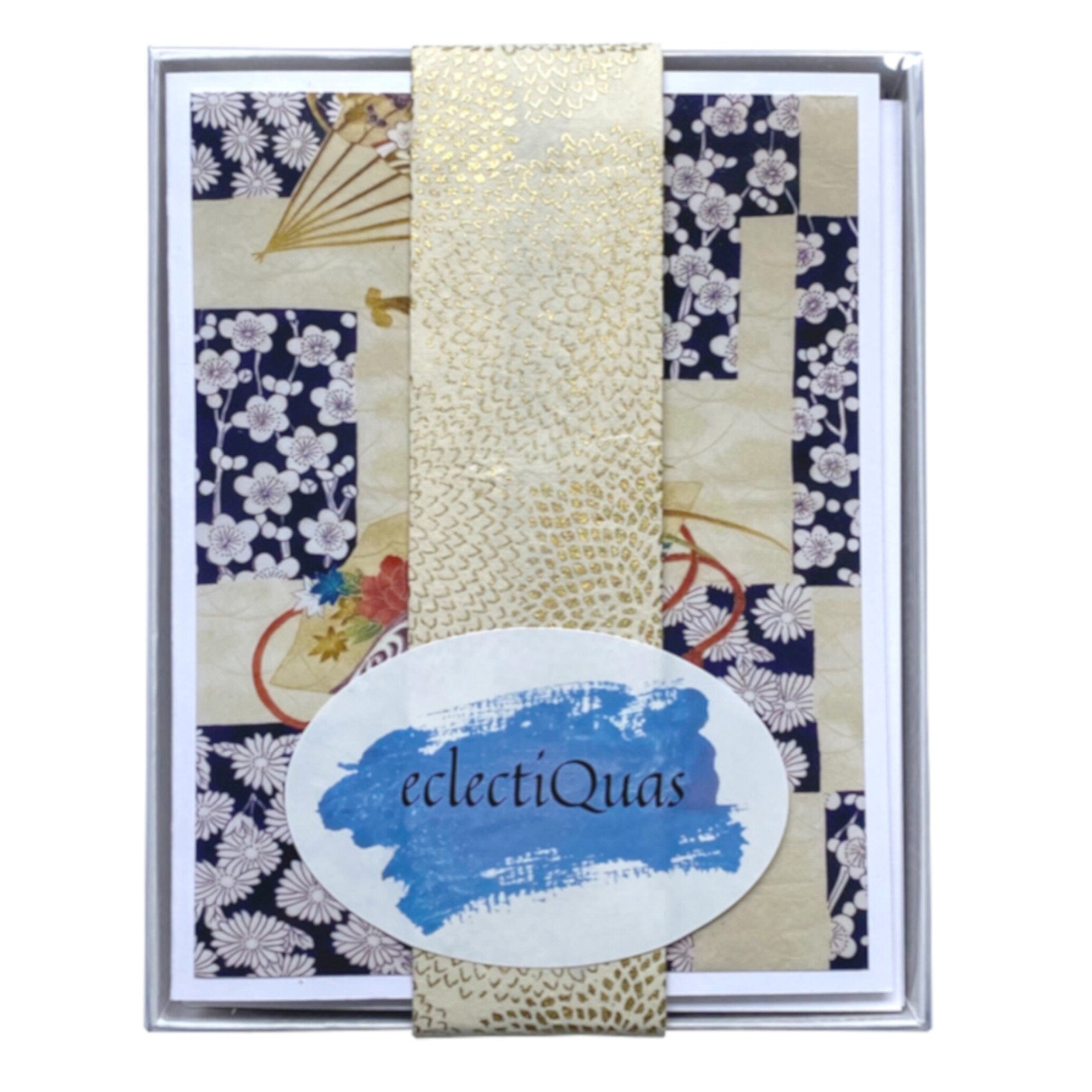 Vintage Silk Kimono Notecard Set