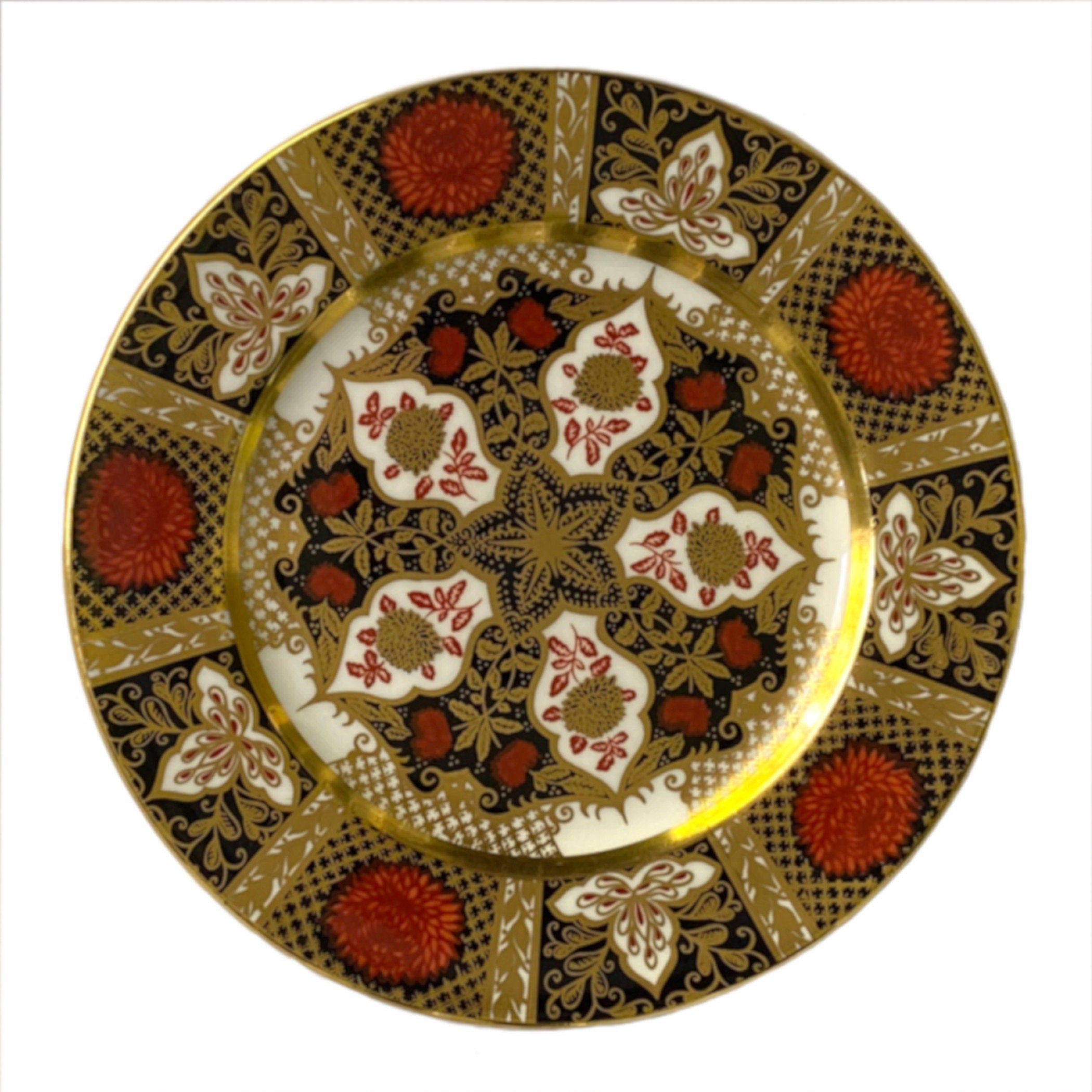 Fine Modern Statement Porcelain Necklace handmade with Upcycled Vintage Imari Porcelain, Bold Artisan Repurposed China Jewelry Gift for Her