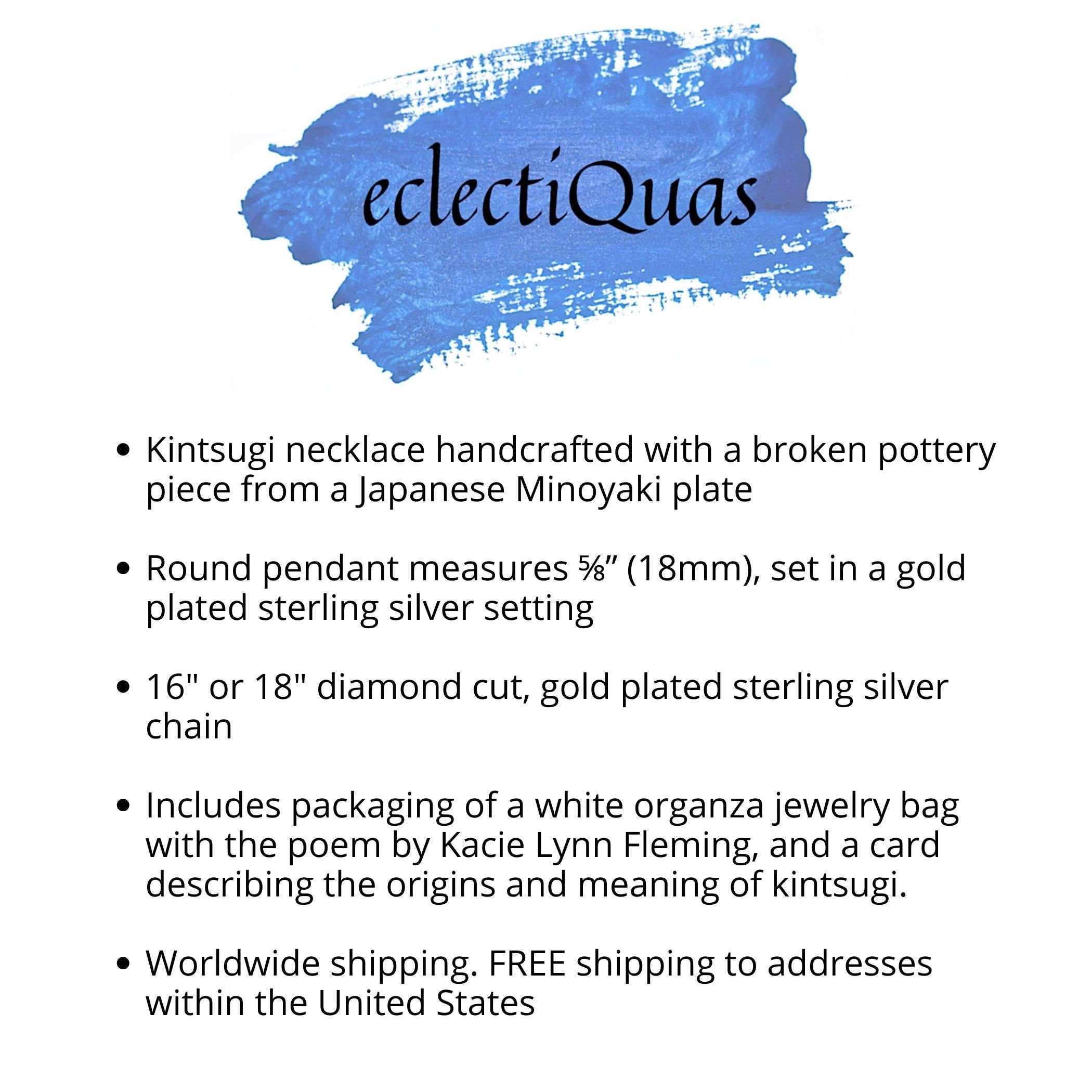 Black Kintsugi Necklace, Thoughtful Survivor Jewelry & Sobriety Gifts for Her Recovery