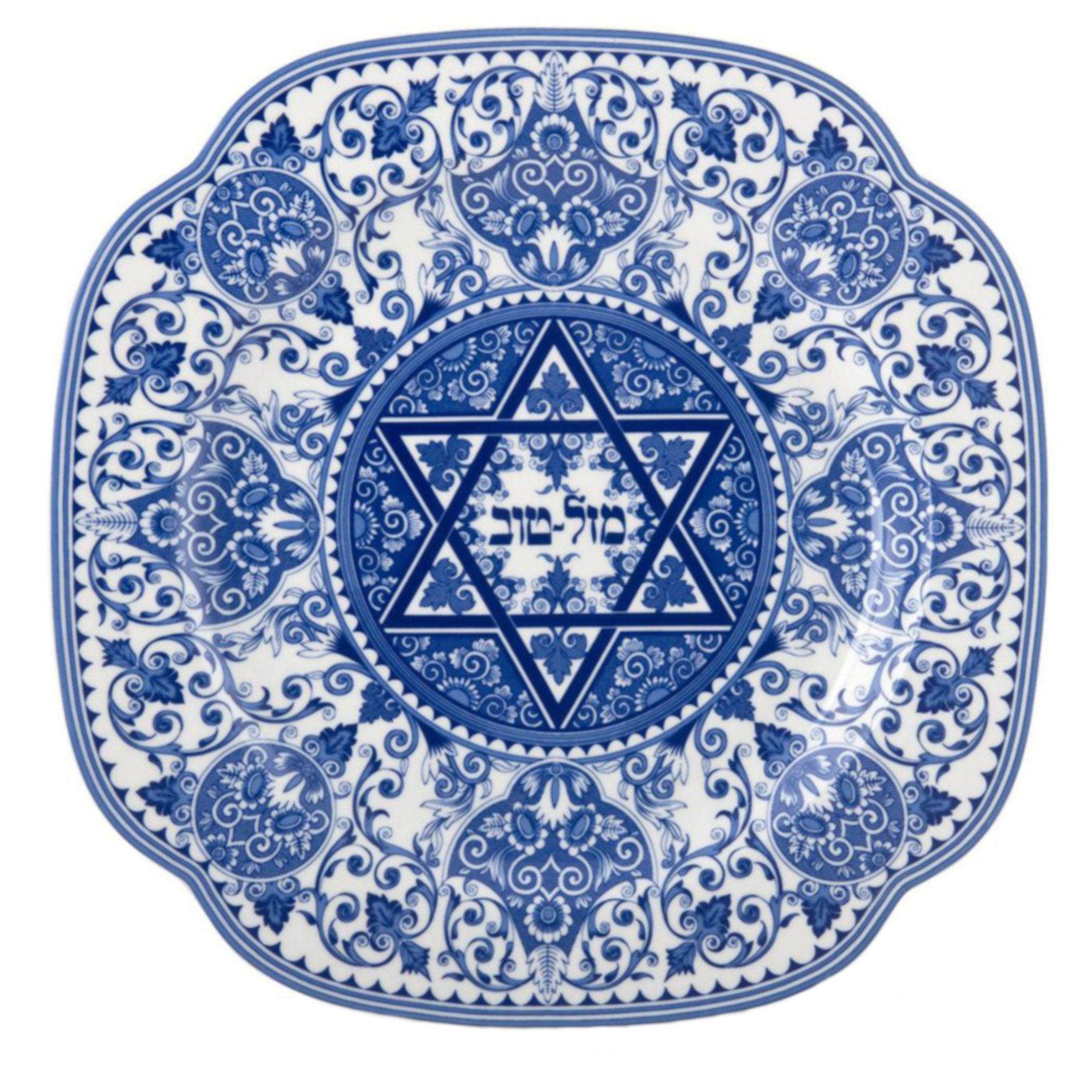 Jewish Star of David and Chai Necklaces handmade with Upcycled Porcelain