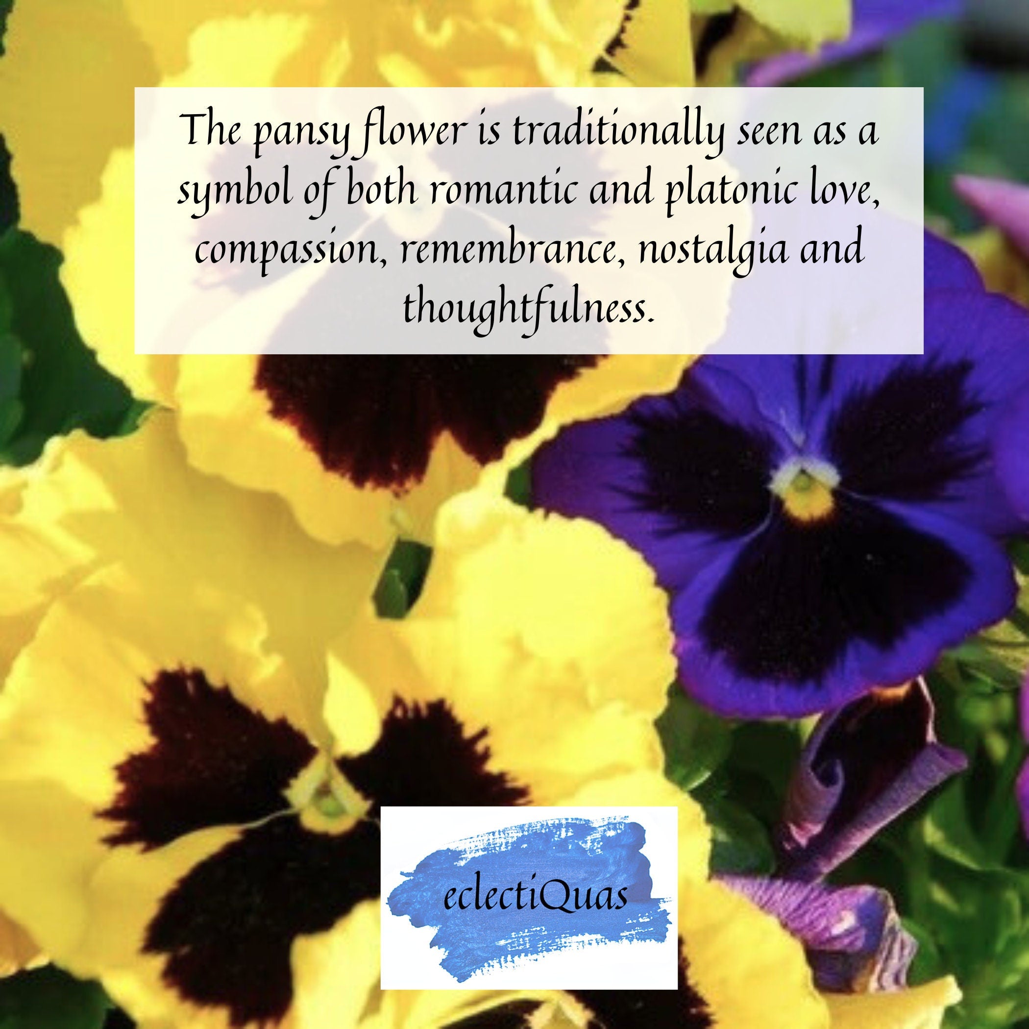 Purple and Yellow Pansy Flower Statement China Ring handmade with Upcycled Bone China, Vintage Inspired Broken China Jewelry Gift for Her