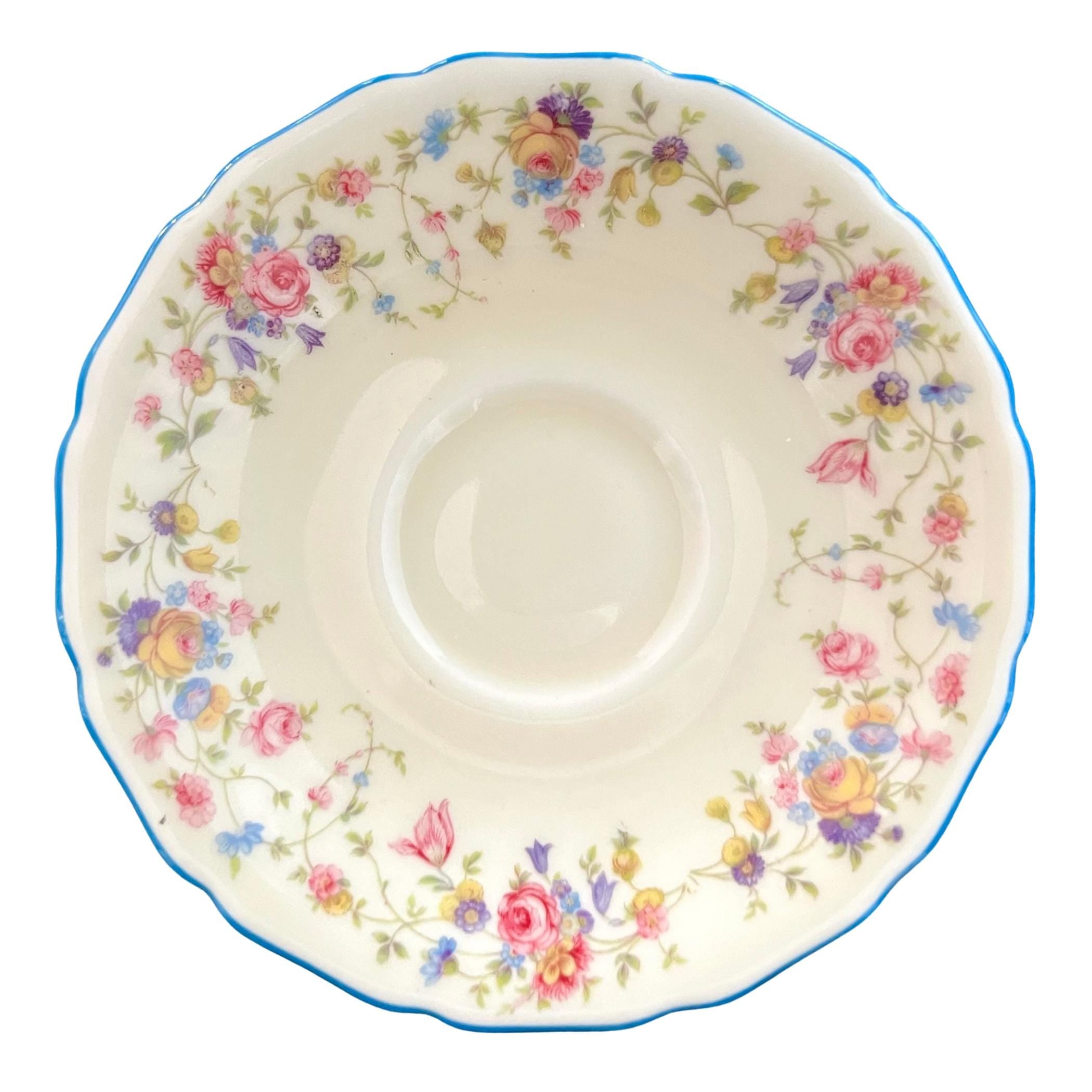 Rose Floral Stud China Earrings handmade with Upcycled Mitterteich Bavaria German China, Vintage Broken China Jewelry Birthday Gift for Her