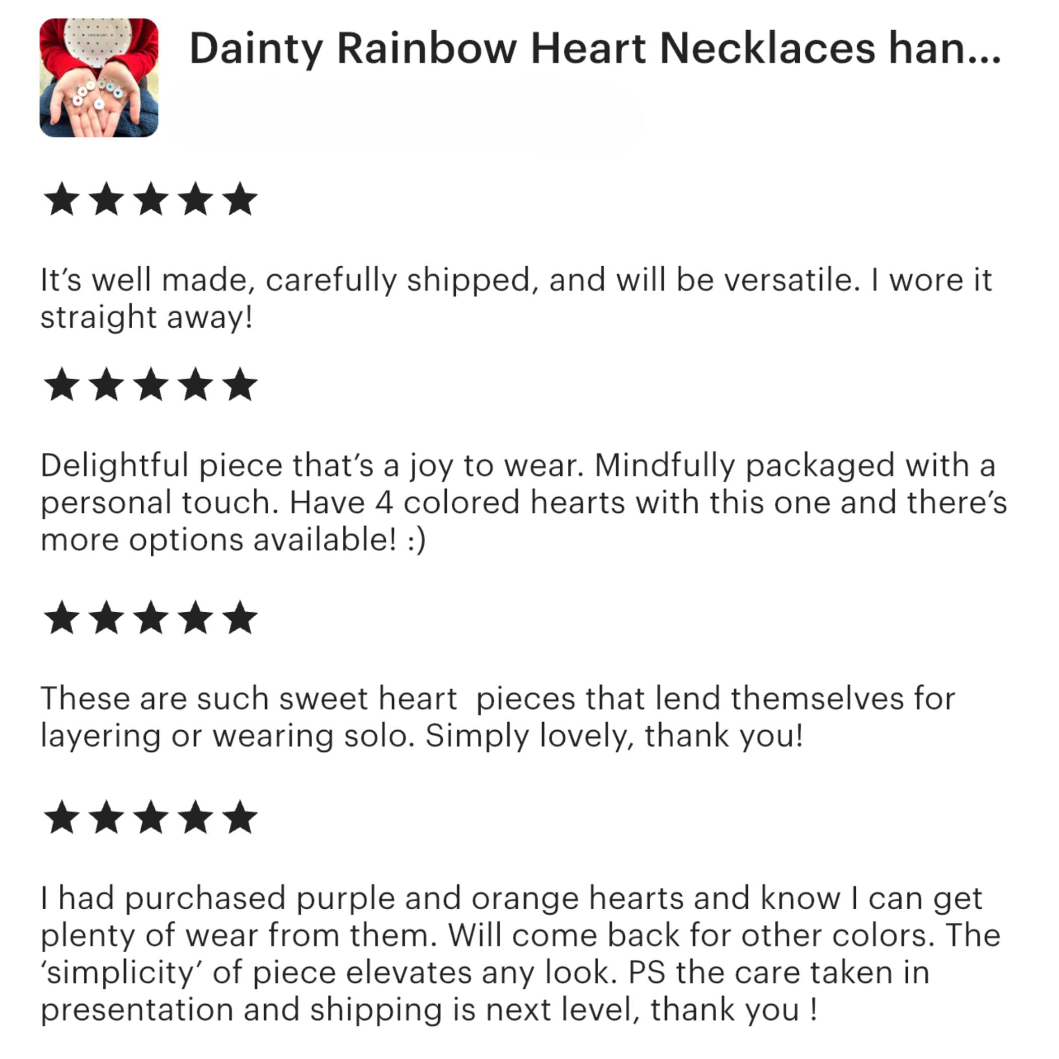 Rainbow Heart Necklaces handmade from an Upcycled Love is Love China Plate
