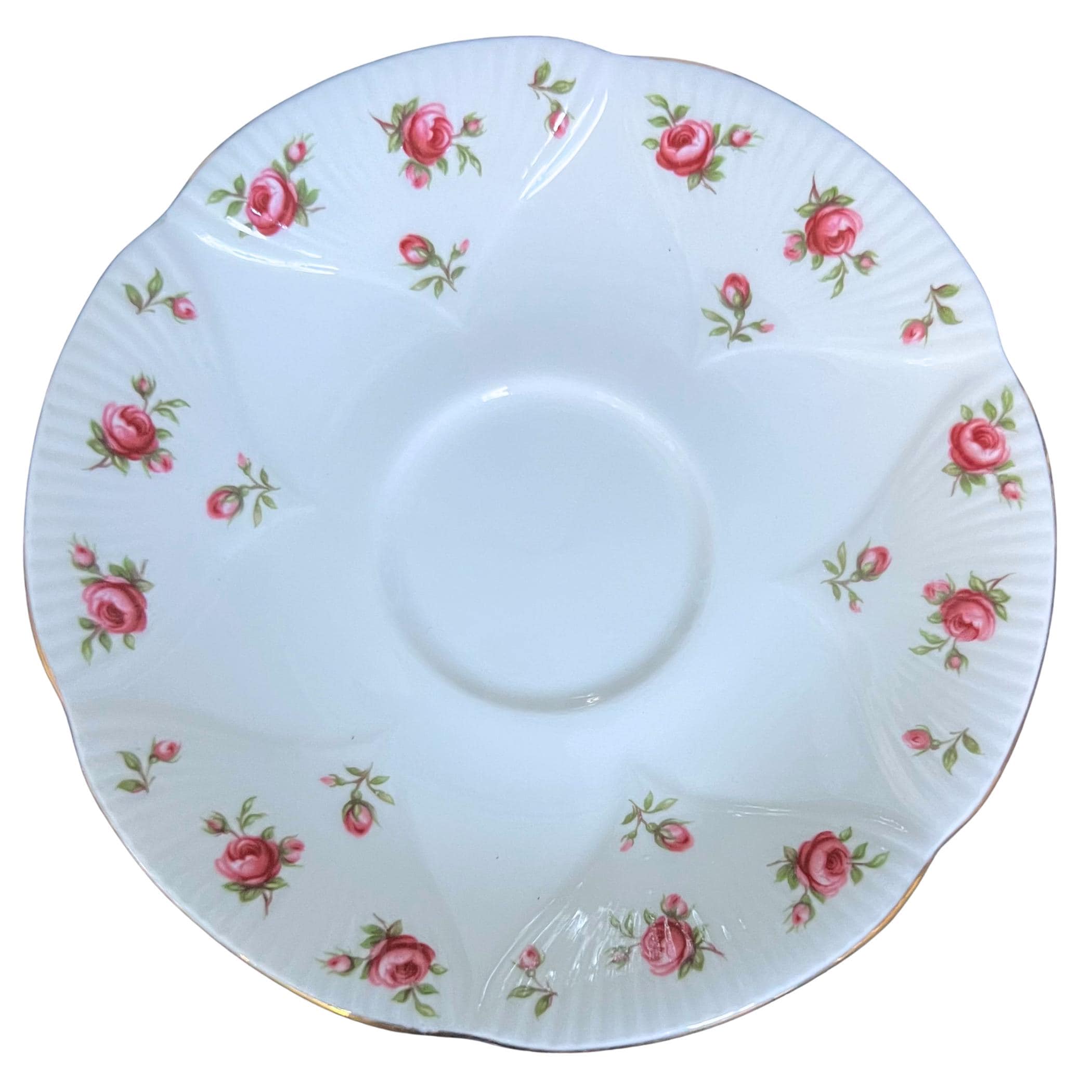 Dainty Royal Albert China Necklaces handmade with Upcycled Rose China & Sterling Silver, Vintage China Jewelry for Thoughtful Birthday Gift