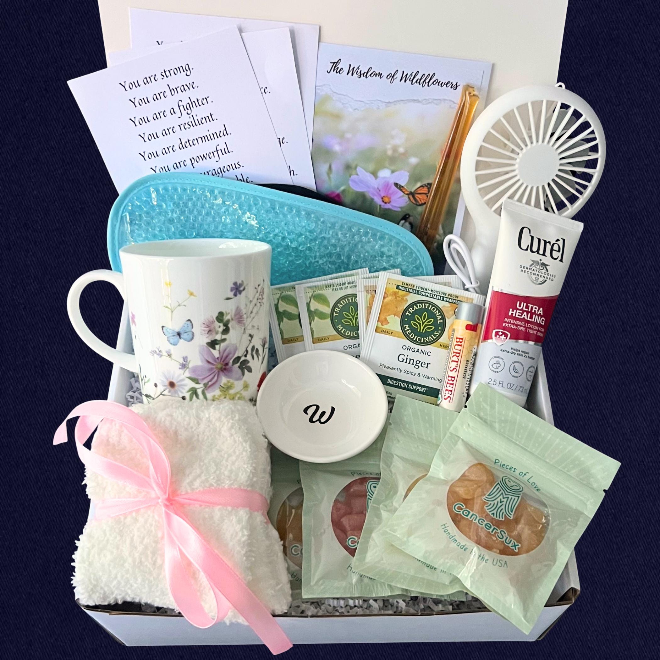 Chemo Care Package for Her, Thinking of You Cancer Gift Box, Sending a Hug in a Box, Thoughtful Cozy Get Well Soon Gift Basket for Women