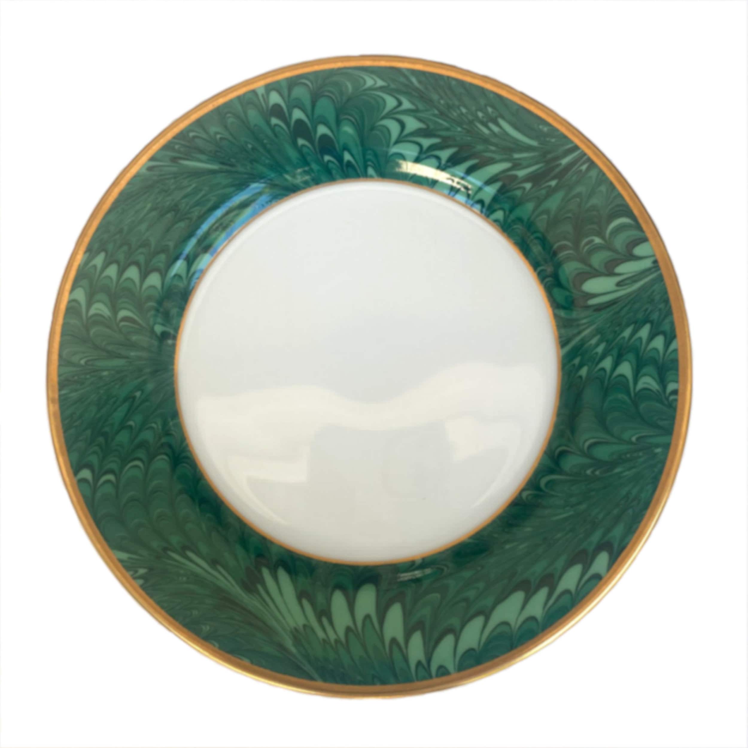 Christmas Broken China Jewelry of Deep Emerald Green Porcelain Earrings, Art Deco Marble Broken China Earring Gift For Her Winter Birthday