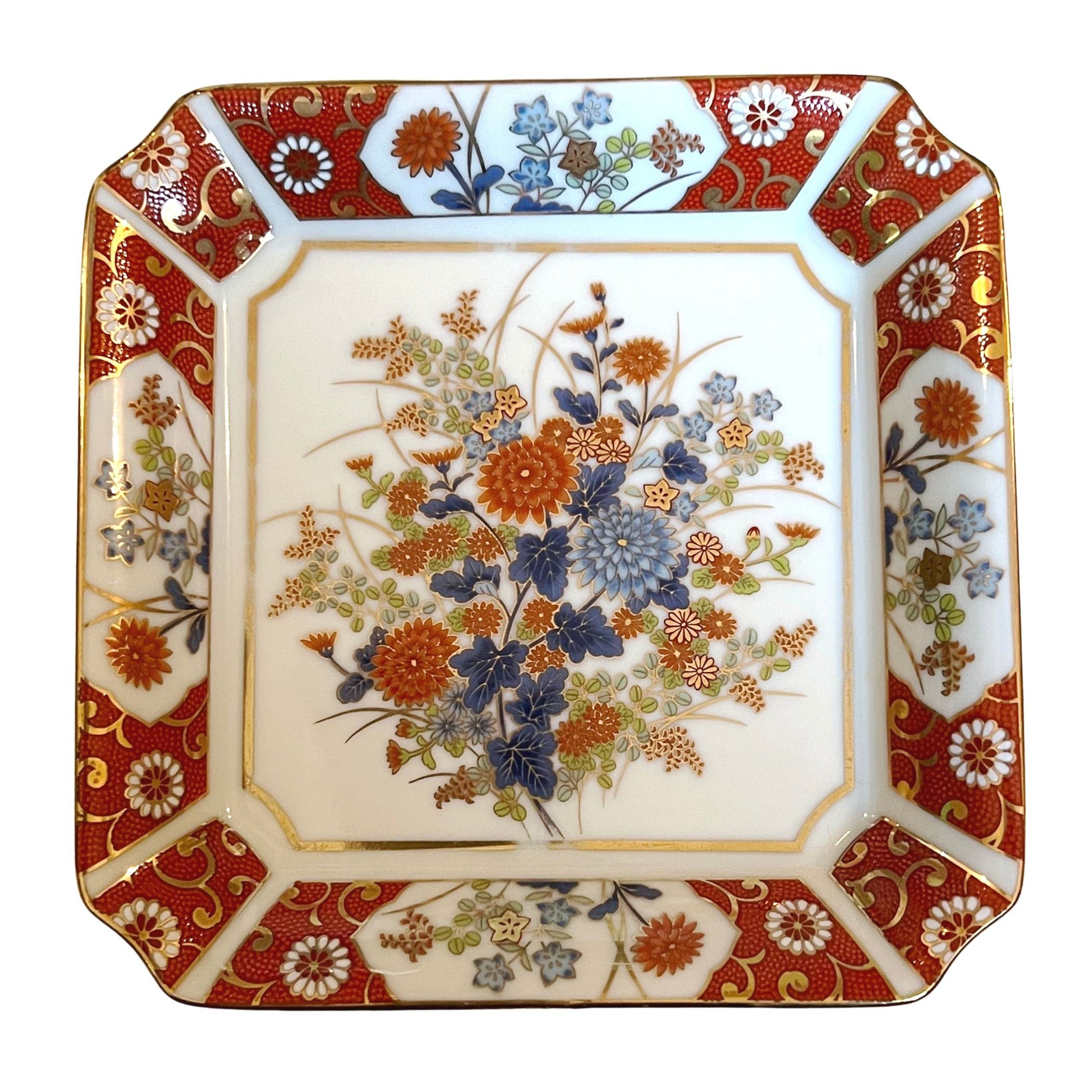 Dainty Blue Flower China Dangly Earrings handmade with Upcycled Porcelain, One of a Kind Mismatched Floral Broken China Jewelry Gift for Her