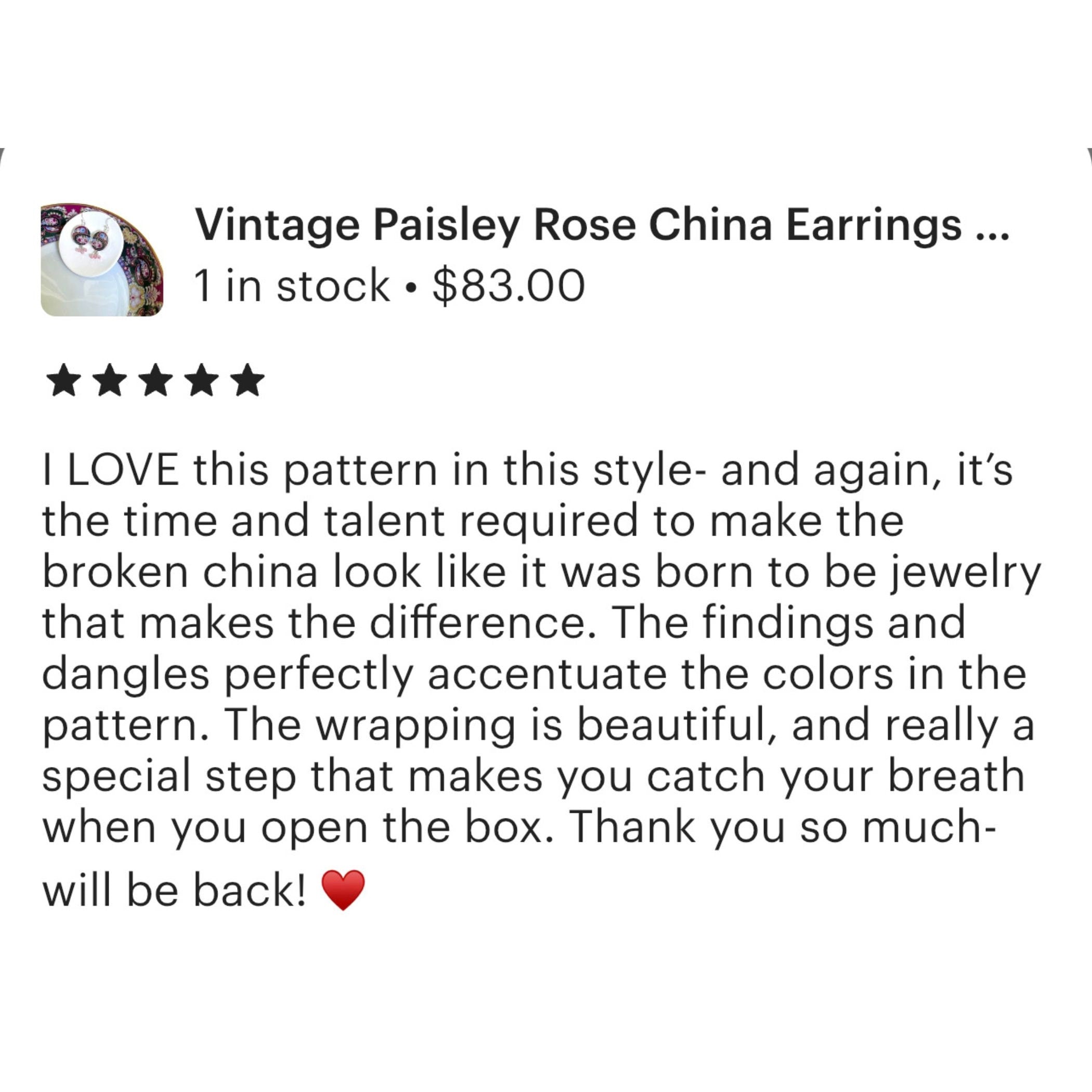 Paisley Rose China Earrings with Pale Pink Swarovski & Upcycled Porcelain, Elegant Maroon Broken China Jewelry Gift for Vintage China Lovers