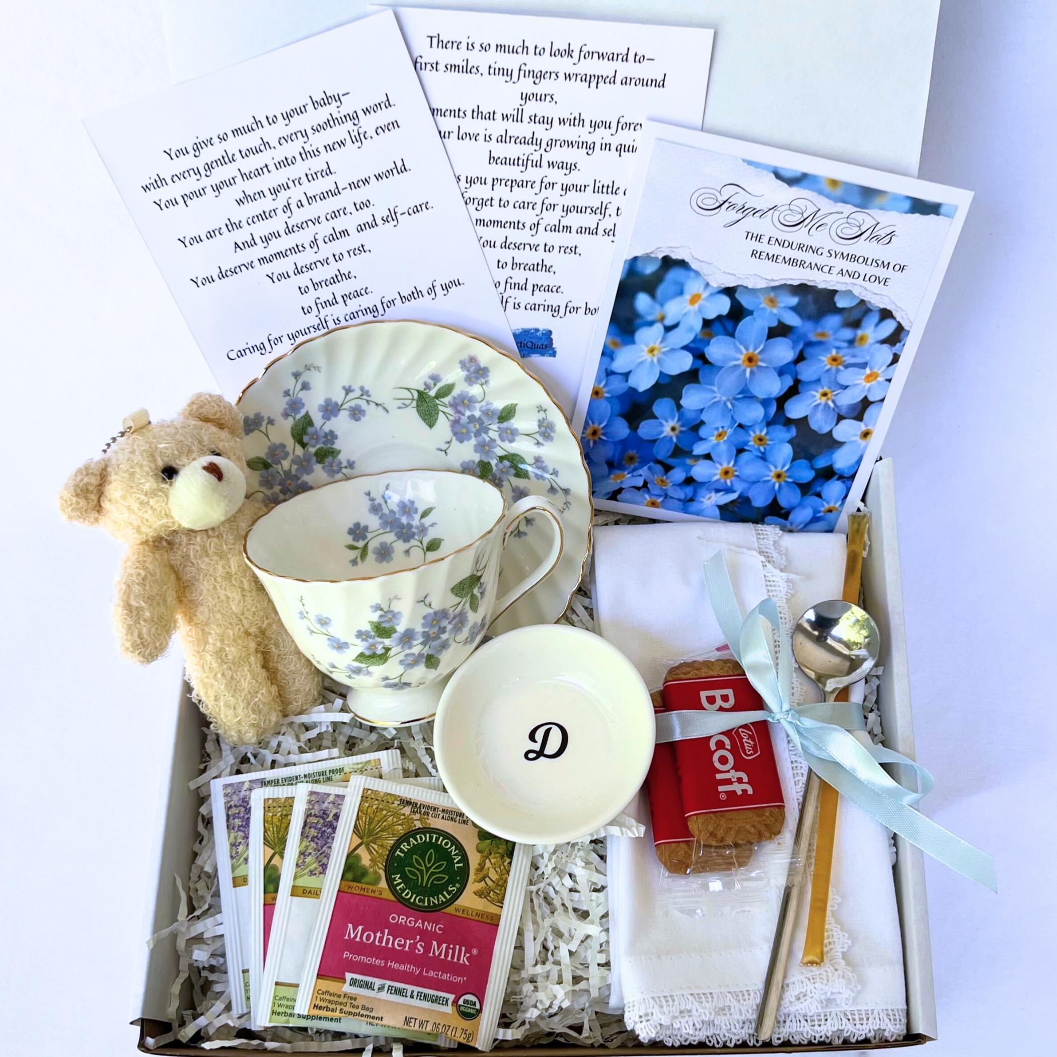 New Mom Gift Basket, Postpartum Care Package for Her, Pregnancy Gift Box, Self Care Push Present for Expecting Mother, Soon To Be Mom Gifts