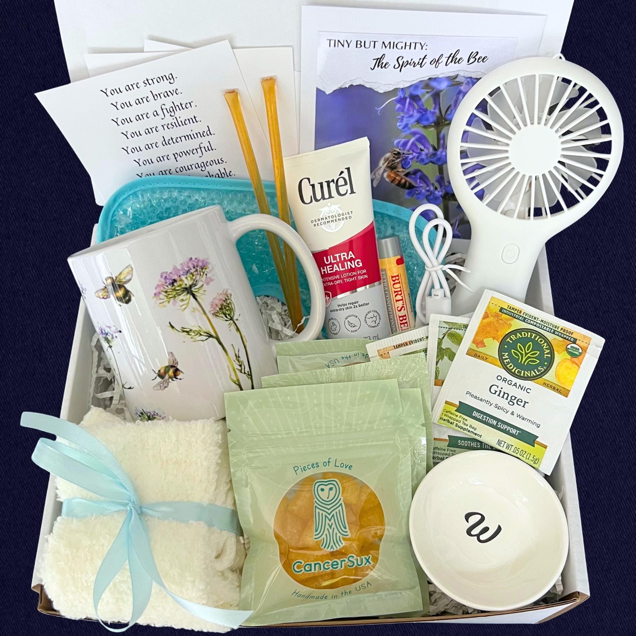 Chemo Care Package for Her, Thinking of You Cancer Gift Box, Sending a Hug in a Box, Thoughtful Cozy Get Well Soon Gift Basket for Women