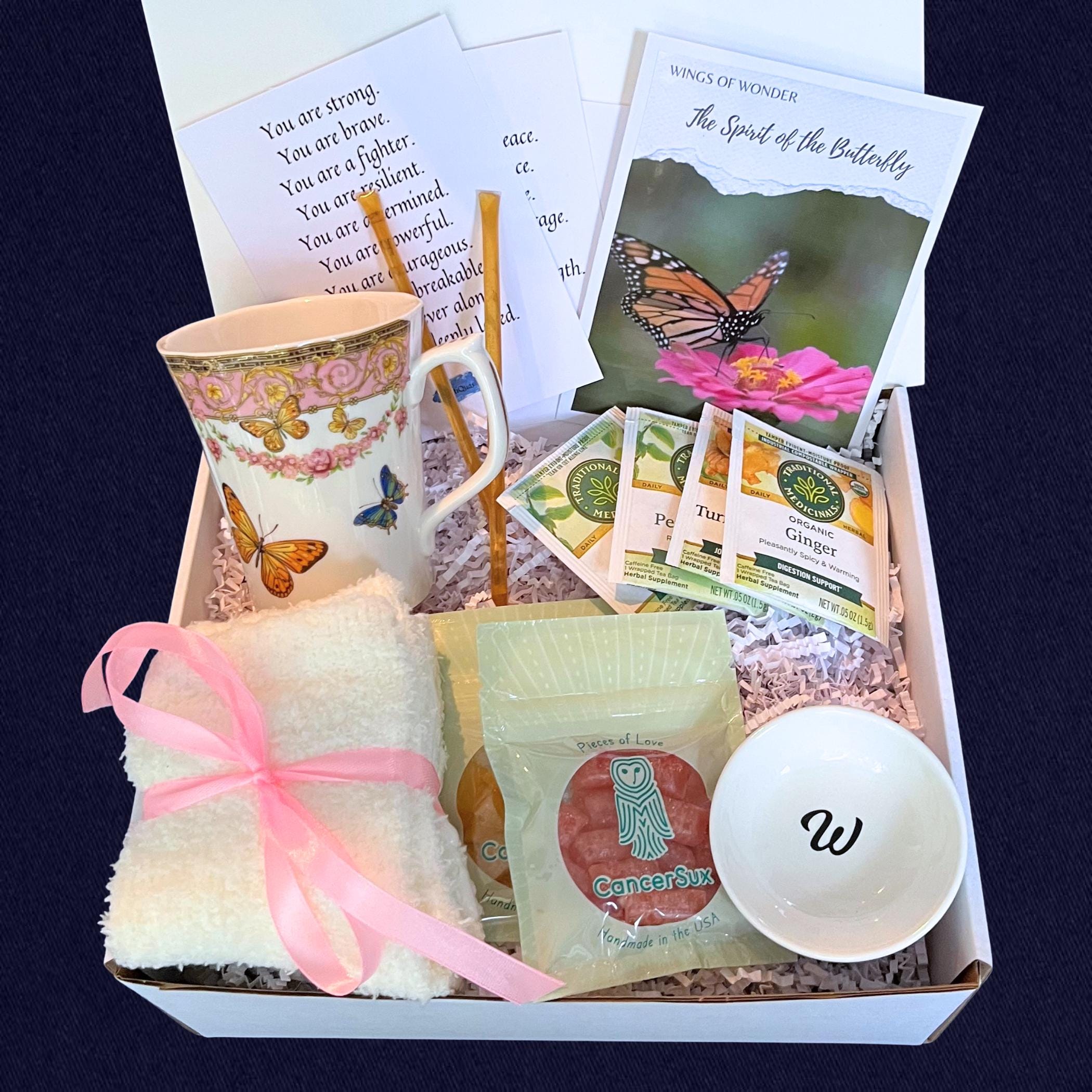 Chemo Care Package for Her, Thinking of You Cancer Gift Box, Sending a Hug in a Box, Thoughtful Cozy Get Well Soon Gift Basket for Women