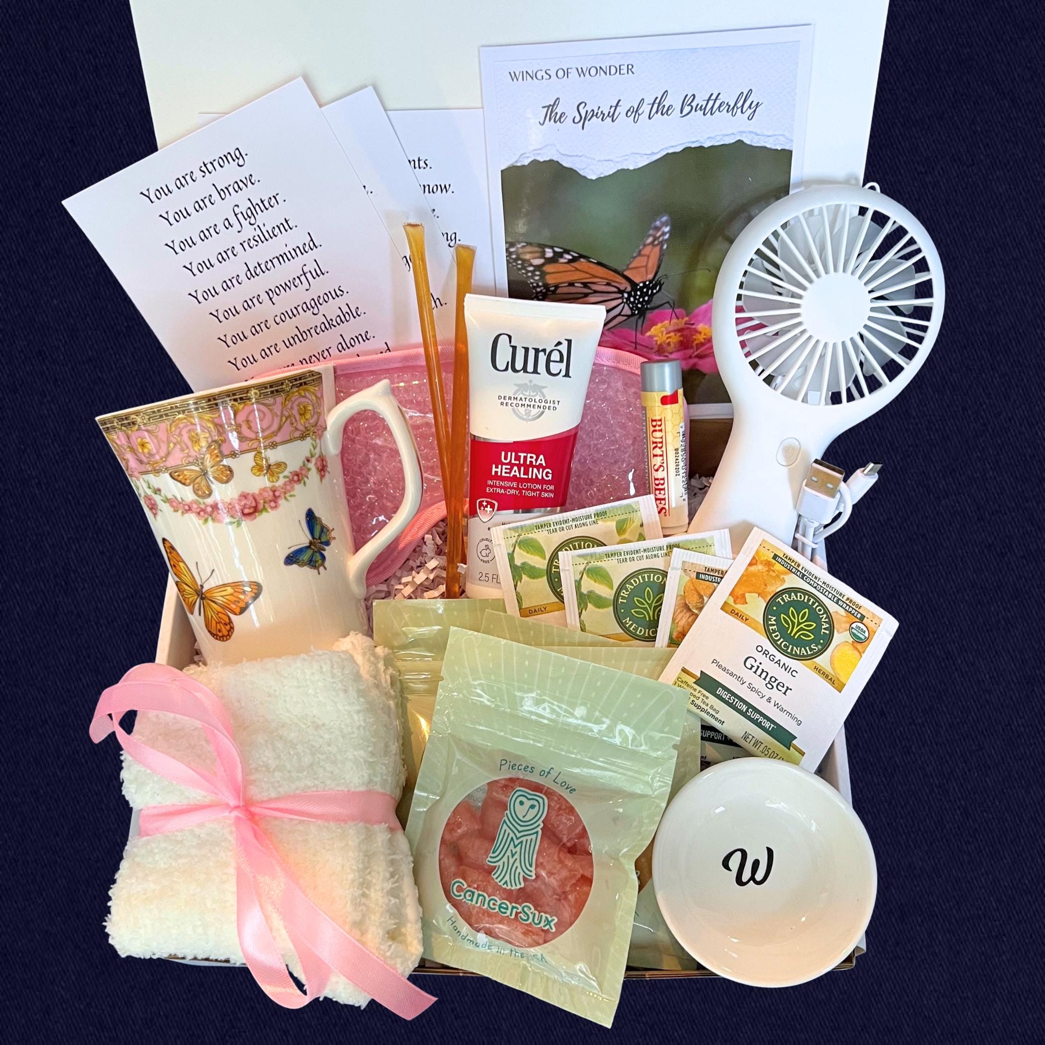 Chemo Care Package for Her, Thinking of You Cancer Gift Box, Sending a Hug in a Box, Thoughtful Cozy Get Well Soon Gift Basket for Women