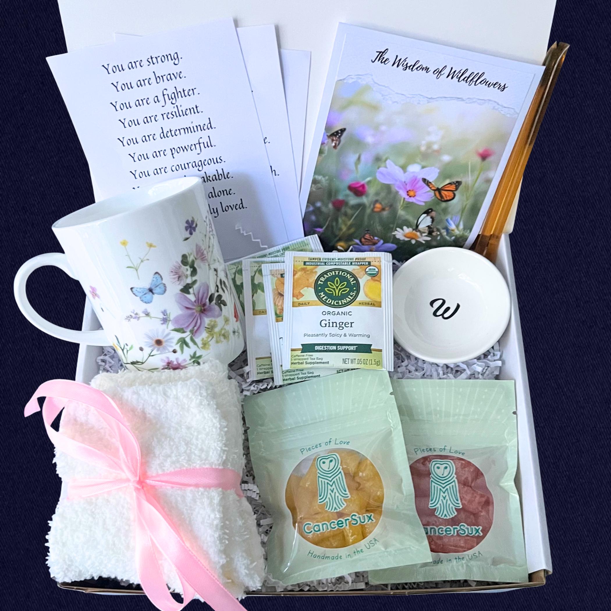 Chemo Care Package for Her, Thinking of You Cancer Gift Box, Sending a Hug in a Box, Thoughtful Cozy Get Well Soon Gift Basket for Women