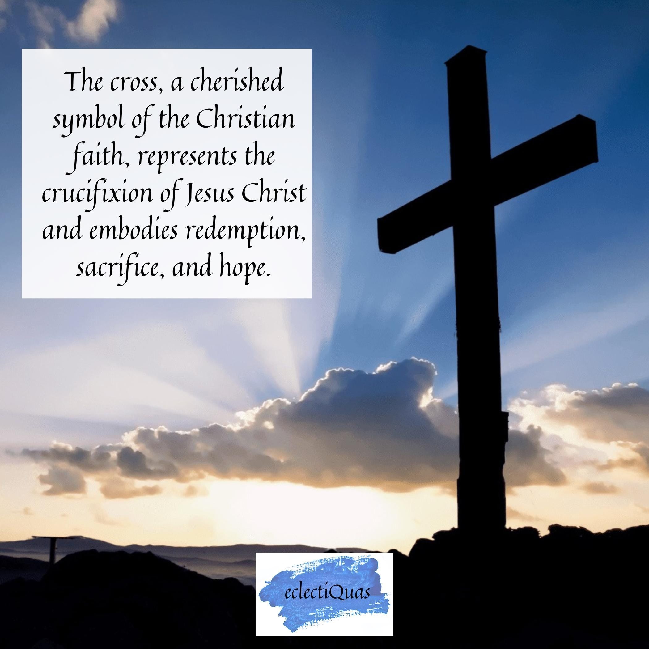 Unique Cross Necklace with Vintage Forget Me Not China Pendant, Dainty Sterling Silver Christian Crucifix China Jewelry Gift for Women