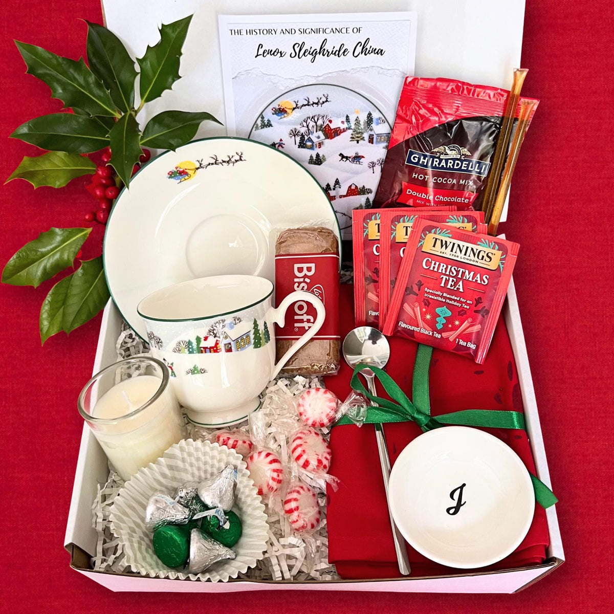 Christmas Care Package, Personalized Holiday Hygge Gift Box Ideas for Women, Sending a Hug in a Box, Long Distance Thank You Gift Basket