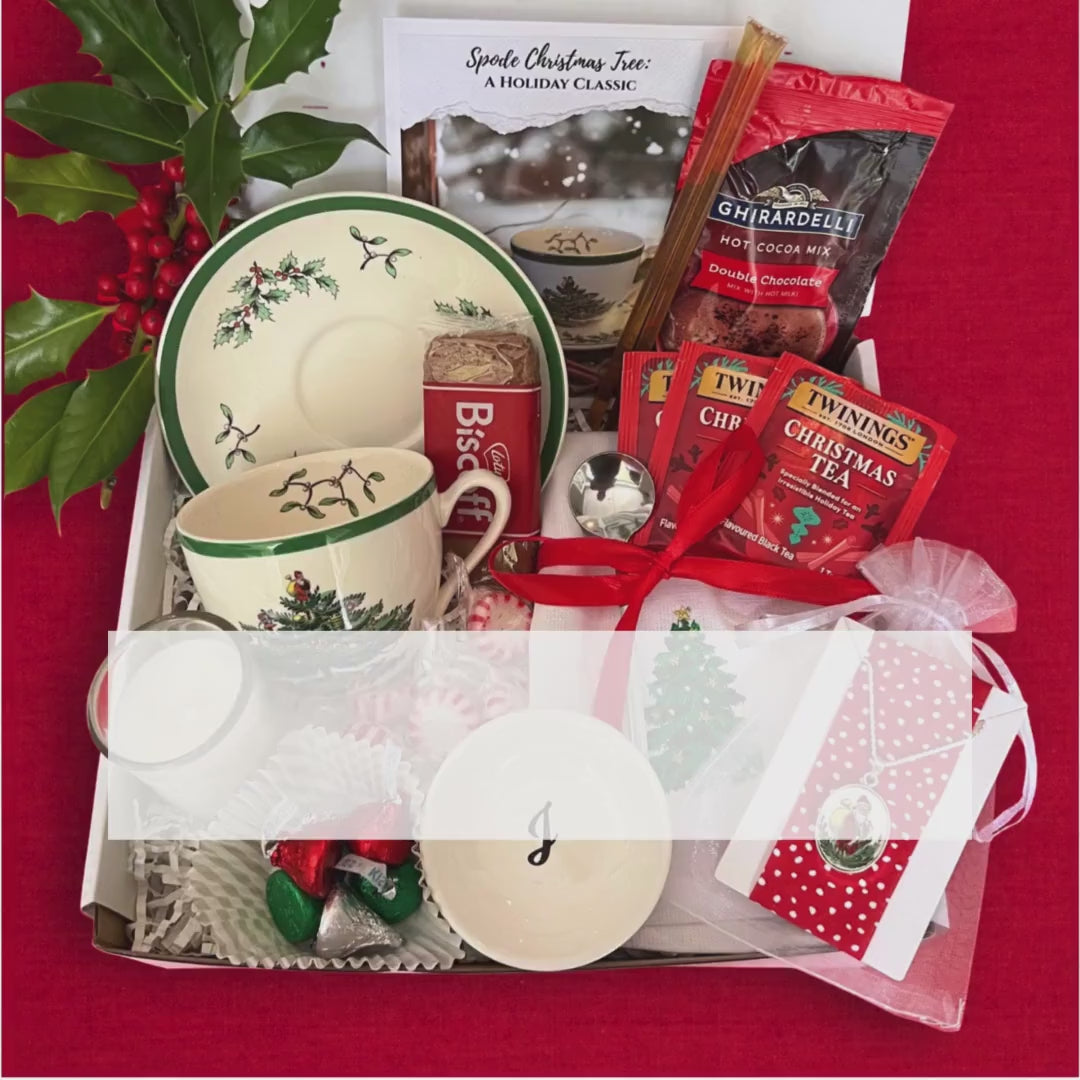 Christmas Care Package, Personalized Holiday Hygge Gift Box, Thoughtful Miss You Gift Ideas, Long Distance Thank You Gift Basket for Women